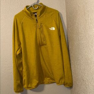 The North Face Men's Mustard Zip-Up Sweater